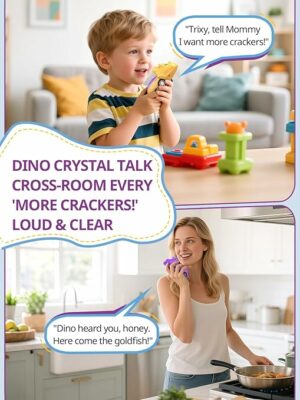 Dinosaur Walkie Talkies And Car for Kids Rechargeable