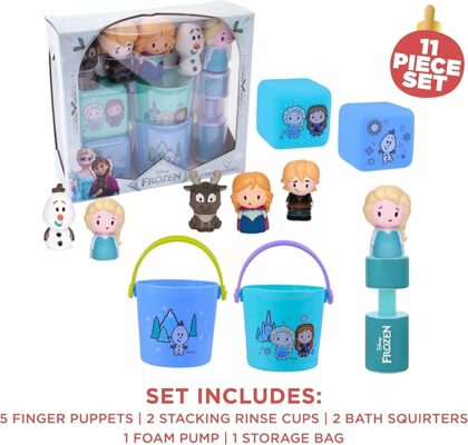 Disney Frozen Bath Toys 11 pc Bath Value Set