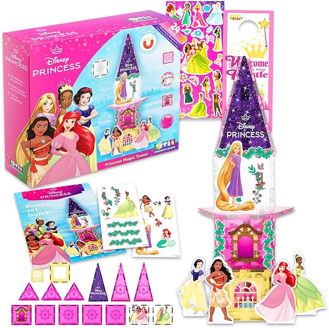 Disney Princess Magnetic Character Tile Set