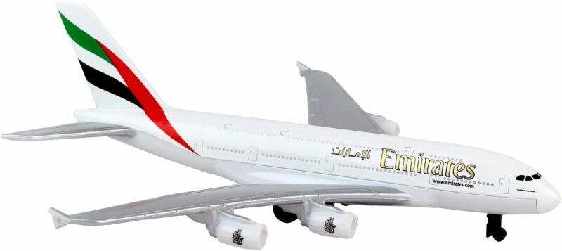 Emirates A380 Die Cast Metal Model Airplane Toy with Plastic Parts