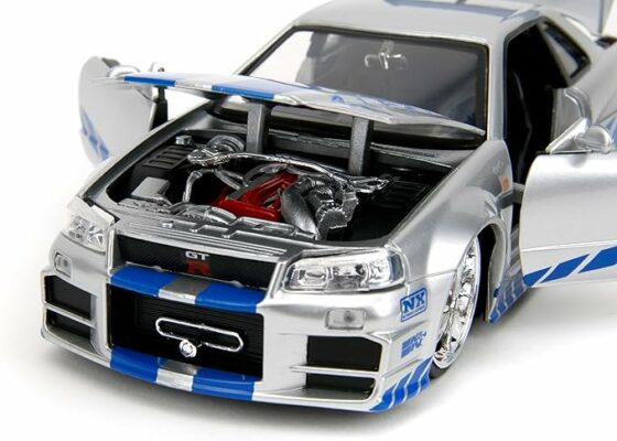 Fast & Furious Brian’s 2002 Nissan Skyline R34 Die-cast Car