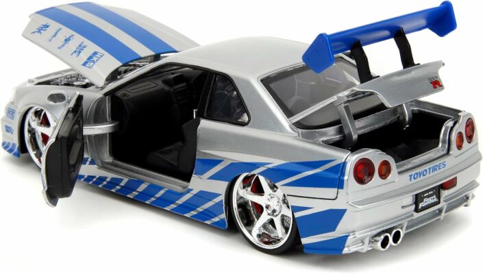 Fast & Furious Brian’s 2002 Nissan Skyline R34 Die-cast Car