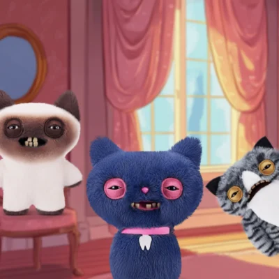 Fuggler Alley Cats Funny Ugly Monster Stuffed Animal Toy