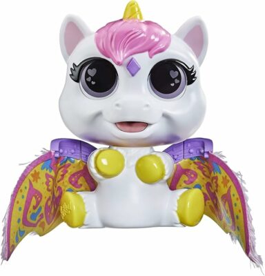 FurReal Airina The Unicorn Color Change Interactive Feeding Toy