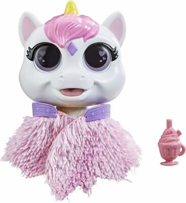 FurReal Airina The Unicorn Color Change Interactive Feeding Toy