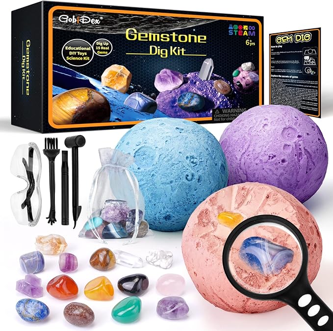 Gemstones Dig Kit Solar System Science Kit for Kids