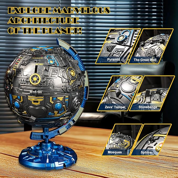 Globe Transforming Toy Transform into Robot Action Figure Globe Transforming Toy Transform into Robot Action Figure