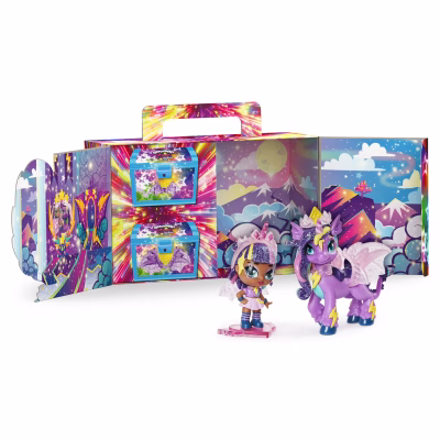 Hatchimals Pixies Riders Moonlight Mia Pixie and Unicornix Glider Hatchimal Set