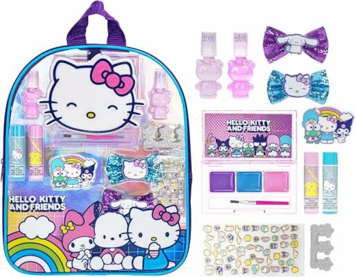 Hello Kitty and Friends Makeup Filled Backpack Set