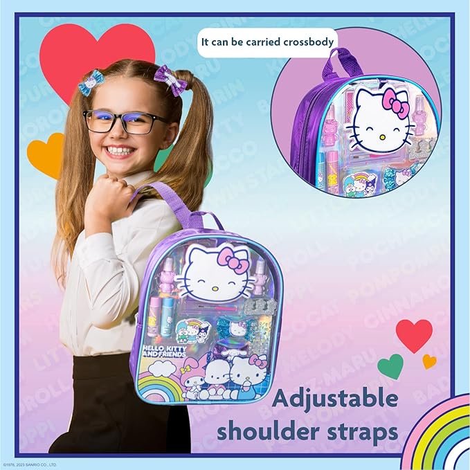 Hello Kitty and Friends Makeup Filled Backpack Set Hello Kitty and Friends Makeup Filled Backpack Set