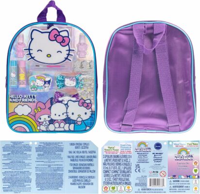Hello Kitty and Friends Makeup Filled Backpack Set