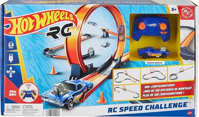 Hot Wheels Toy Car RC Set with Remote-Control Vehicle
