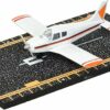 Hot Wings Planes Piper Cherokee with Connectible Runway