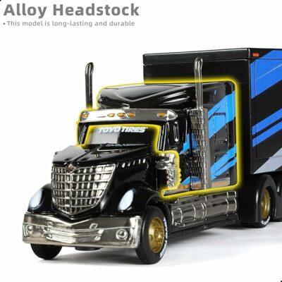 InternationaI Lonestar Truck Model Alloy Diecast Semi Trailer Tractor