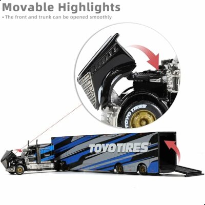 InternationaI Lonestar Truck Model Alloy Diecast Semi Trailer Tractor