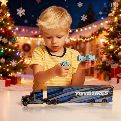 InternationaI Lonestar Truck Model Alloy Diecast Semi Trailer Tractor