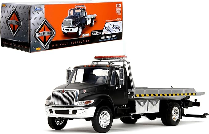 International Durastar Flat Bed Die-cast Truck - Black