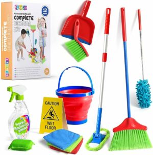 Kids Cleaning Set 12 Piece Toy Cleaning Set