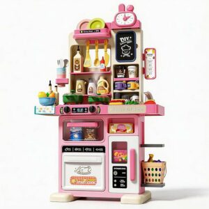Kids Kitchen Playset with Sound & Light