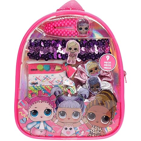 L.O.L Surprise! Townley Girl Backpack Cosmetic Makeup Gift Bag Set