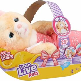 Little Live Pets Cozy Dozys Ginger The Pet Cat Toy