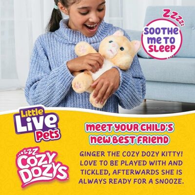 Little Live Pets Cozy Dozys Ginger The Pet Cat Toy