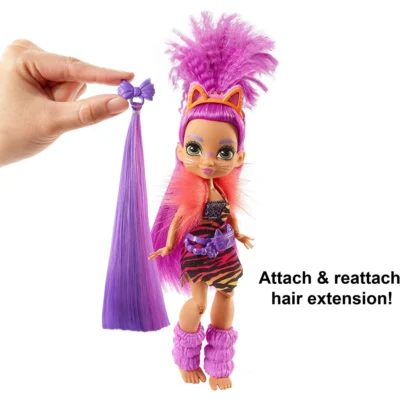 Mattel Cave Club Roaralai Doll Playset with Dinosaur Pet 5 Pieces