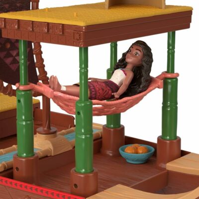 Mattel Disney Moana 2 Toy Playset with Floating Adventure Canoe
