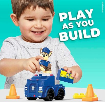 Mega Bloks Paw Patrol Chase'S Patrol Car Building Set