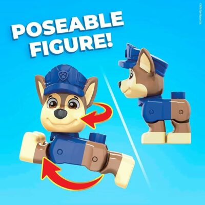 Mega Bloks Paw Patrol Chase'S Patrol Car Building Set