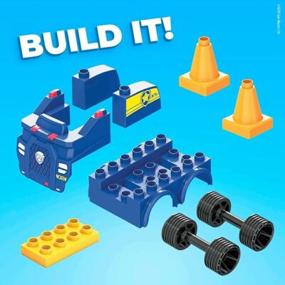 Mega Bloks Paw Patrol Chase'S Patrol Car Building Set