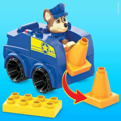 Mega Bloks Paw Patrol Chase'S Patrol Car Building Set