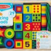 Melissa & Doug Deluxe Wooden Lacing Beads Educational Activity