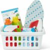 Melissa & Doug Laundry Basket Play Set with Wooden Iron and Accessories