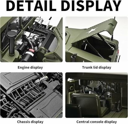 Military Vehicle Collectible Die-Cast Alloy Car Model