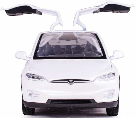 Model X, Pull Back Car Toys Alloy Vehicles with Lights and Sound