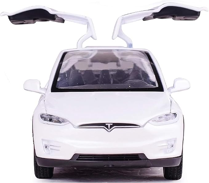 Model X, Pull Back Car Toys Alloy Vehicles with Lights and Sound