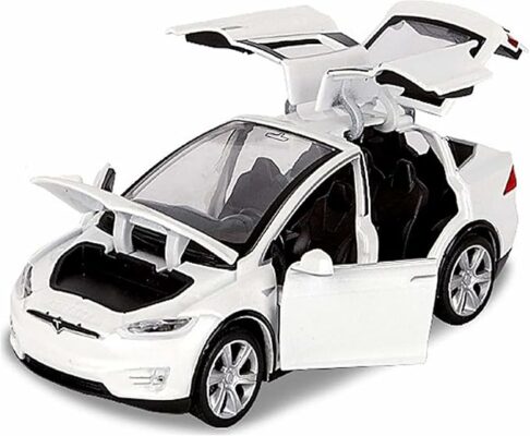 Model X, Pull Back Car Toys Alloy Vehicles with Lights and Sound