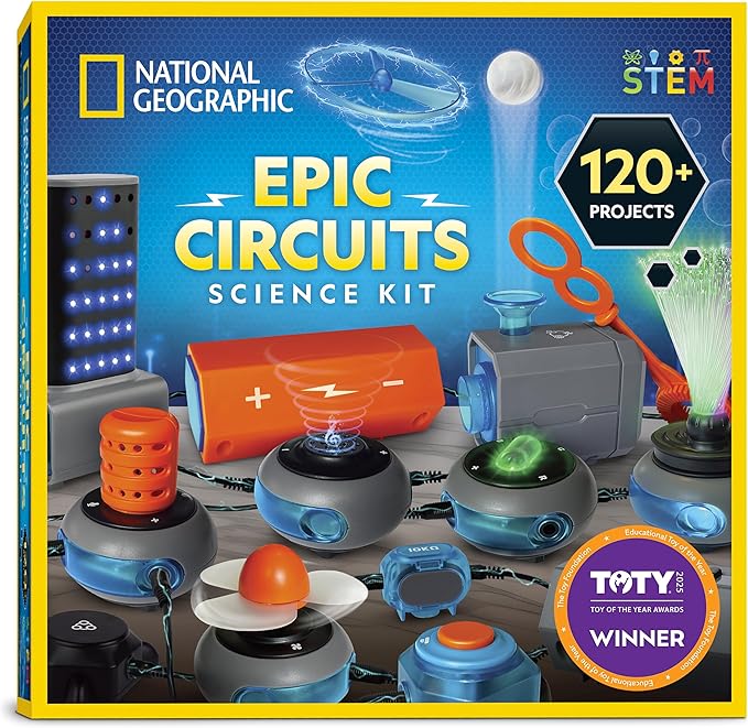 National Geographic Circuit Maker Kit Electronics Kit for Kids