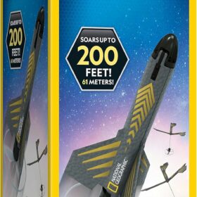 National Geographic Rocket Launcher Motorized Air Rocket Toy