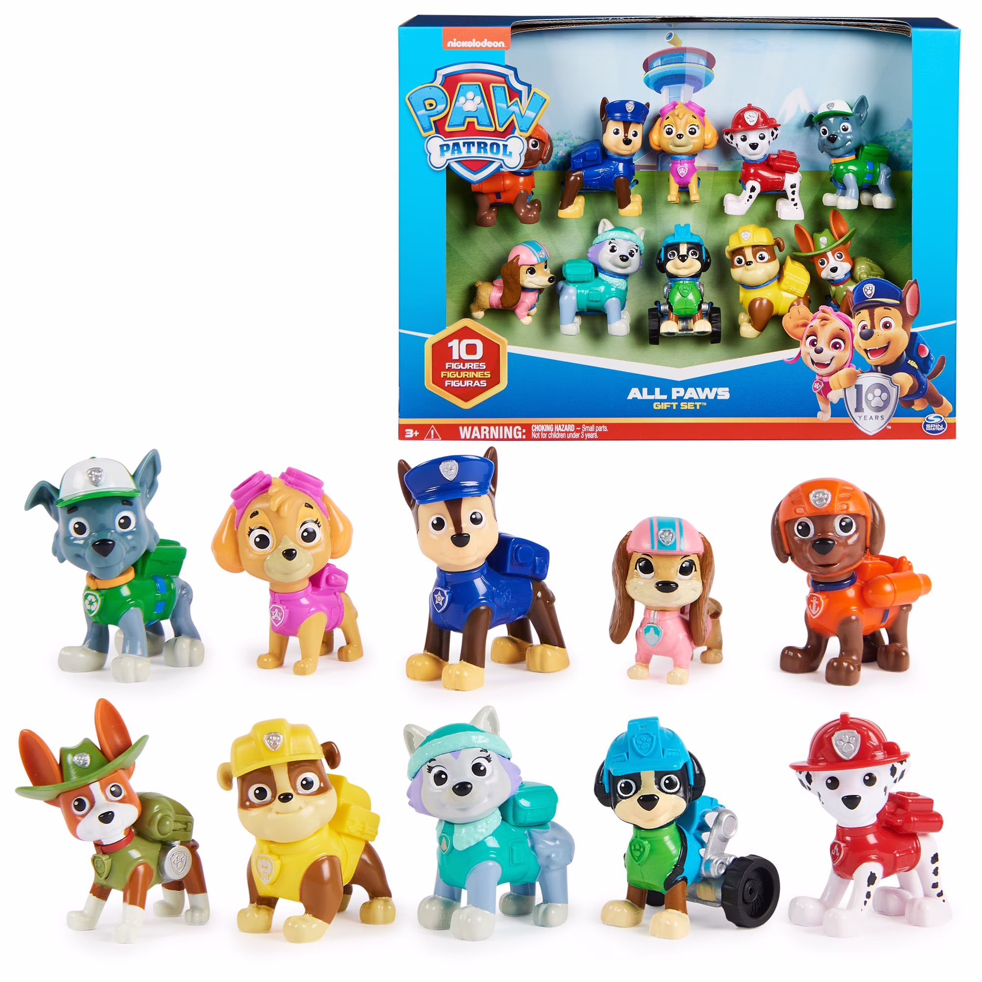 PAW Patrol All Paws on Deck 10 Collectible Toy Figures
