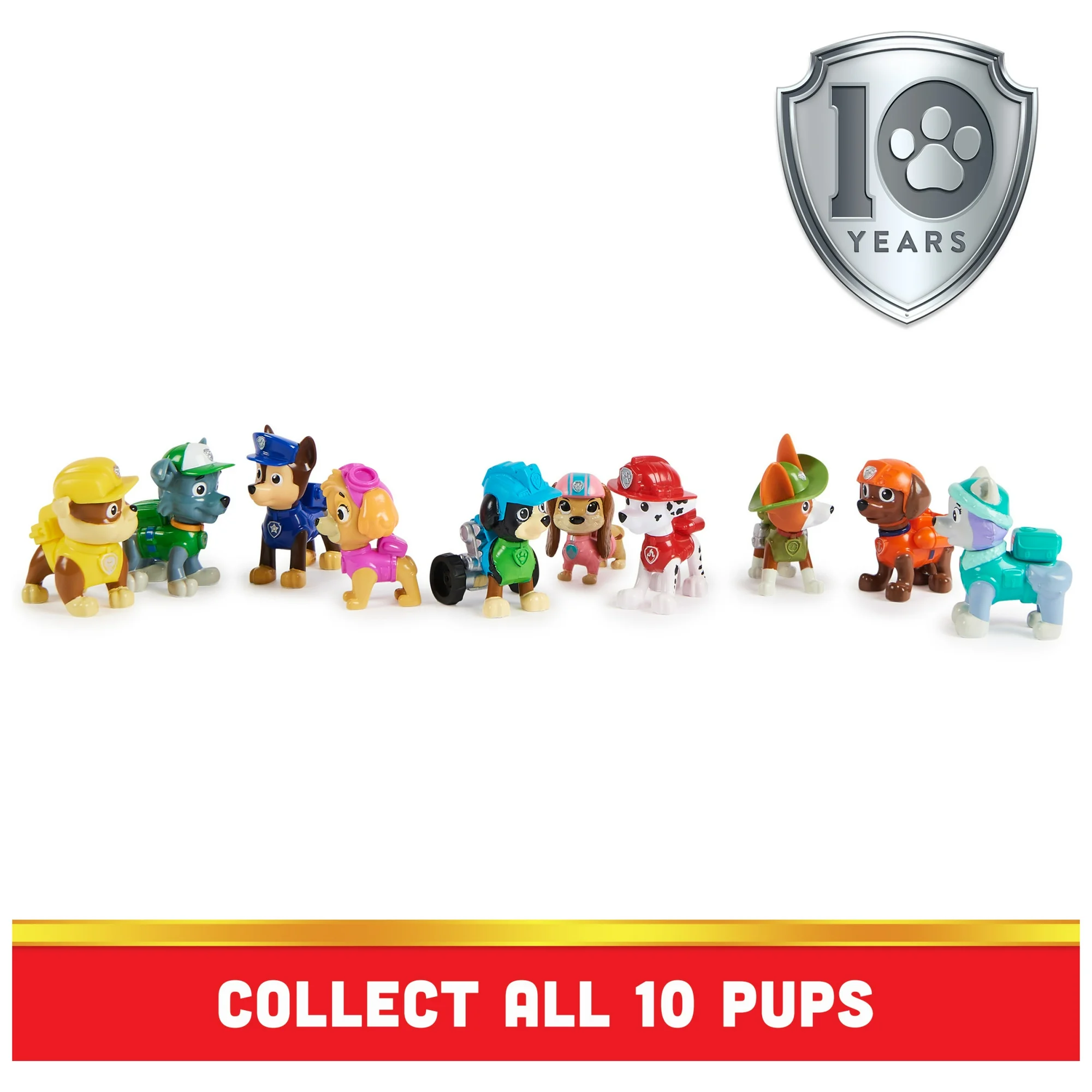 PAW Patrol All Paws on Deck 10 Collectible Toy Figures PAW Patrol All Paws on Deck 10 Collectible Toy Figures