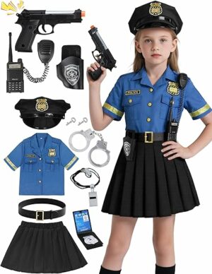 Police Costume Set for Girls