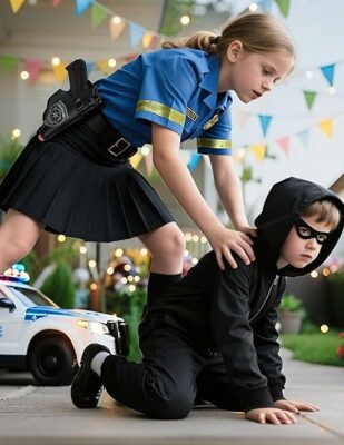 Police Costume Set for Girls