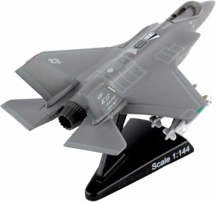 Postage Stamp F-35 Die Cast Model Stealth Fighter Replica