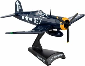 Postage Stamp F4U Corsair Die Cast Model Airplane