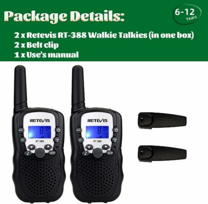 RT388 Walkie Talkies for Kids Toys