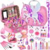 Real Washable Make Up Set with Storage Case for Girls
