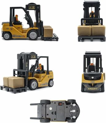Remote Control Forklift 11 Channel Rc Cranes Construction Toy