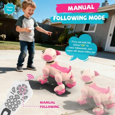 Robot Dog Toy for Kids RC Smart Programmable Robotic Puppy